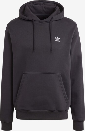 Bluză de molton 'Trefoil Essentials' ADIDAS ORIGINALS pe negru / alb, Vizualizare produs