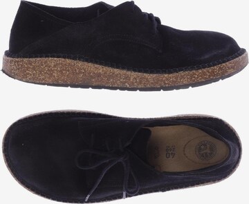 BIRKENSTOCK Flats & Loafers in 40 in Black: front