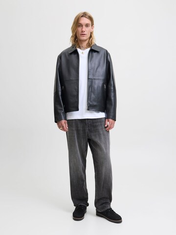 juoda JACK & JONES Laisvas Džinsai 'JJIAlex Original'