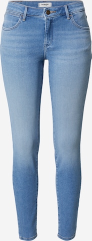 WRANGLER Skinny Jeans i blå: framsida