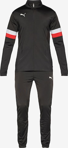 PUMA Treenipuku värissä musta: etupuoli