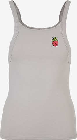 Urban Classics Top 'Strawberry' in Grijs: voorkant