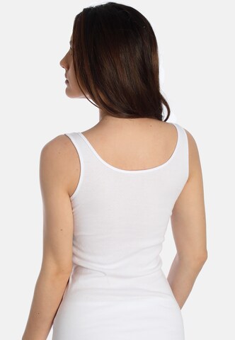 Maillot de corps 'FINE RIB' sassa en blanc