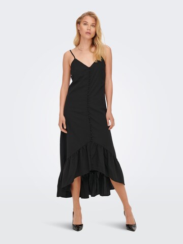 ONLY فستان 'Laura' بلون أسود: الأمام