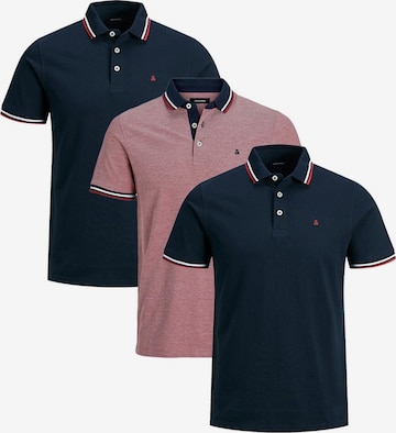 JACK & JONES Shirt 'Paulos - Slim Fit' in Blue: front