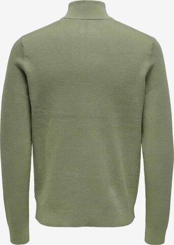 Only & Sons Sweater 'Phil' in Green