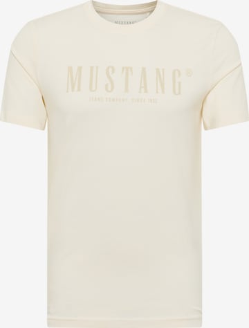 MUSTANG - Camiseta 'Austin' en blanco: frente