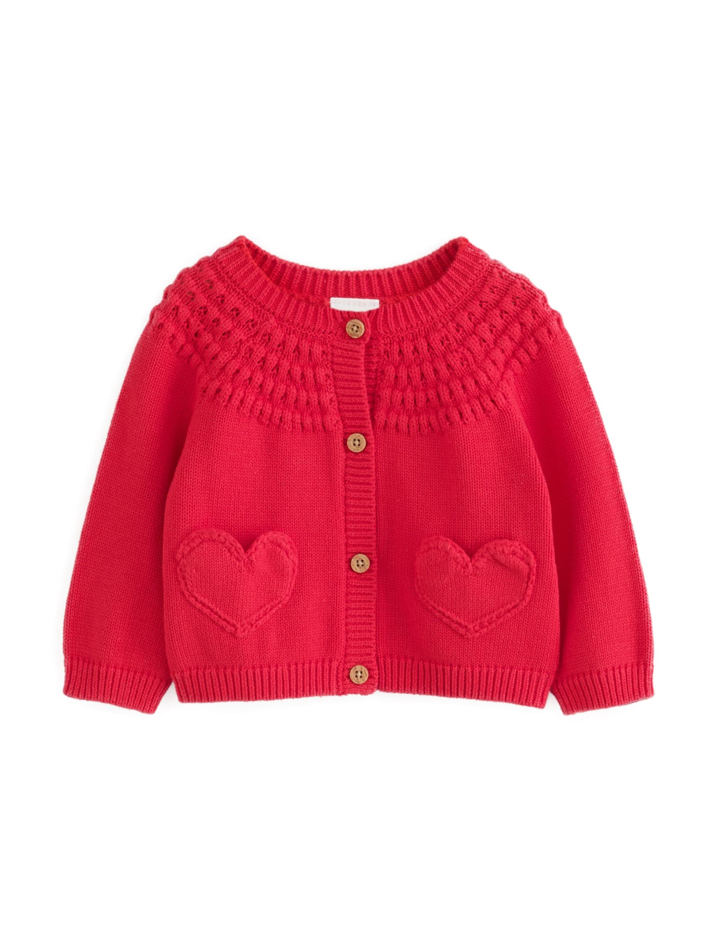 Next - Cárdigan en rojo: frente