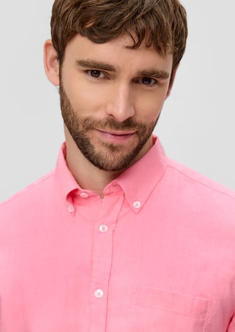 s.Oliver Regular fit Overhemd in Roze