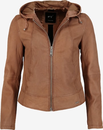 Maze Between-Season Jacket ' Donie ' in Brown: front