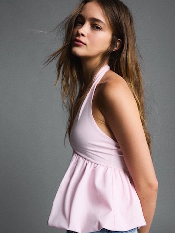 Bershka Top - Ružová