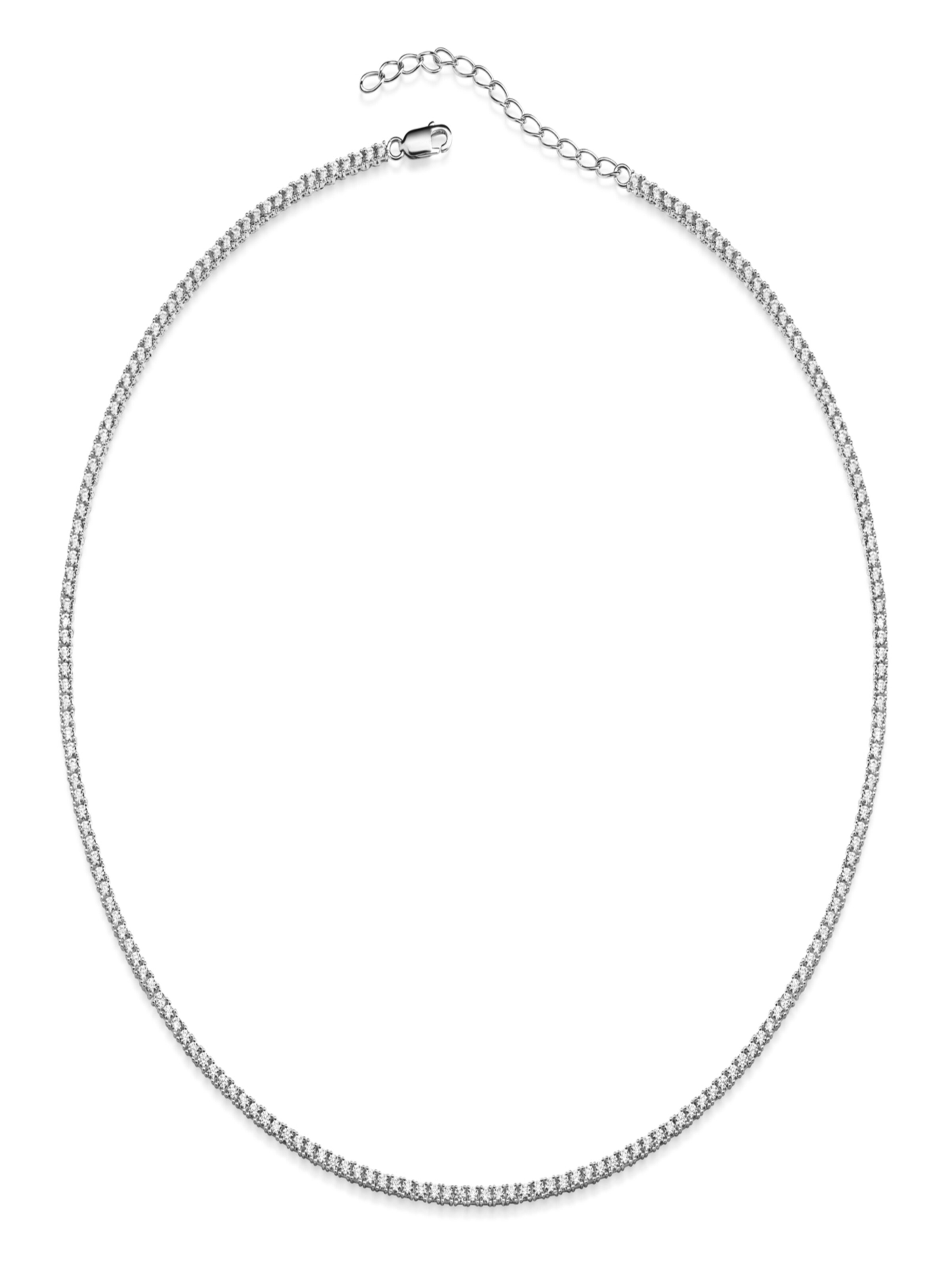 Fiocco Jewelry Necklace in Silver: front
