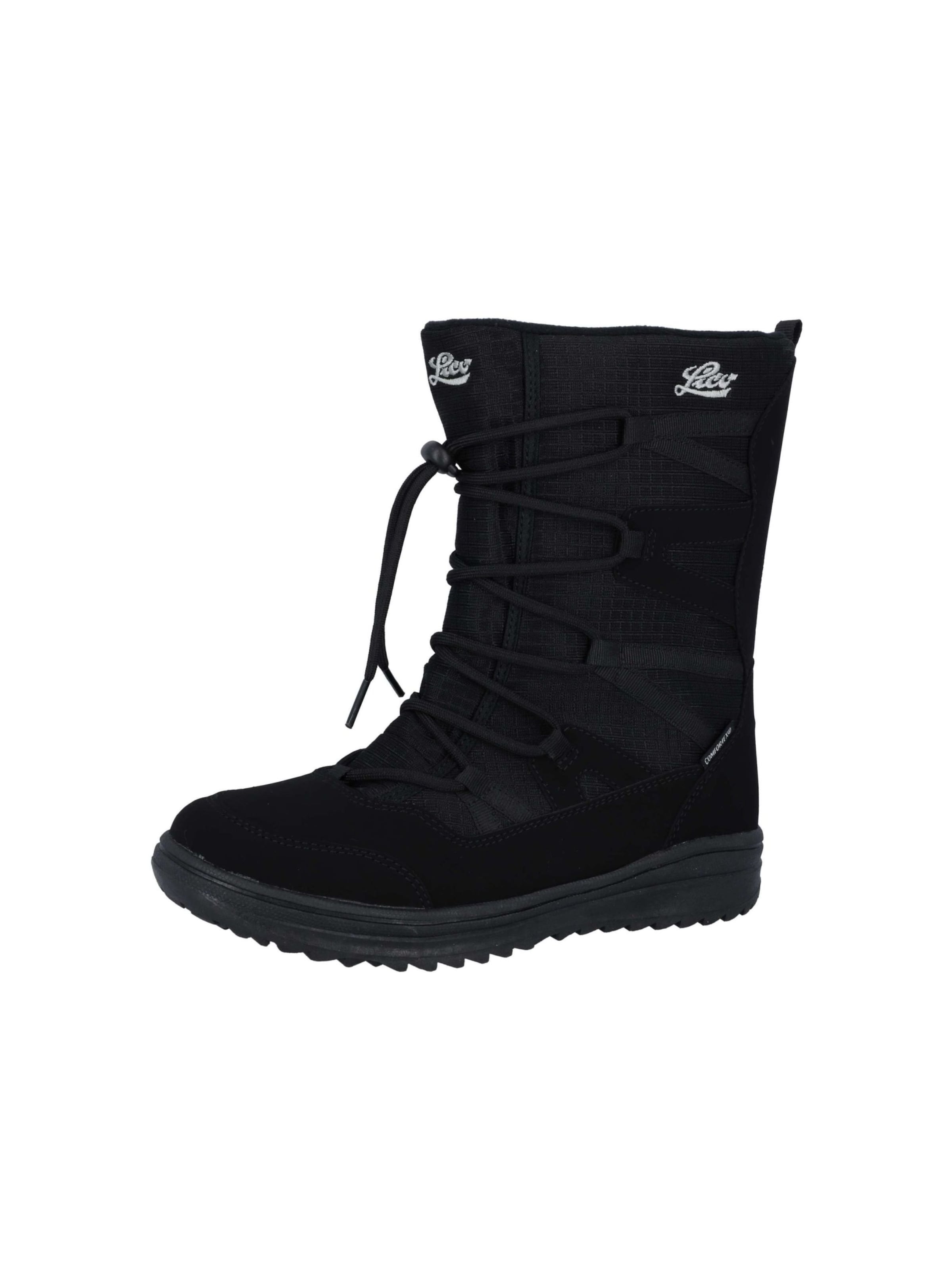 LICO Snowboots 'Cheyenne' in Schwarz: Vorderseite