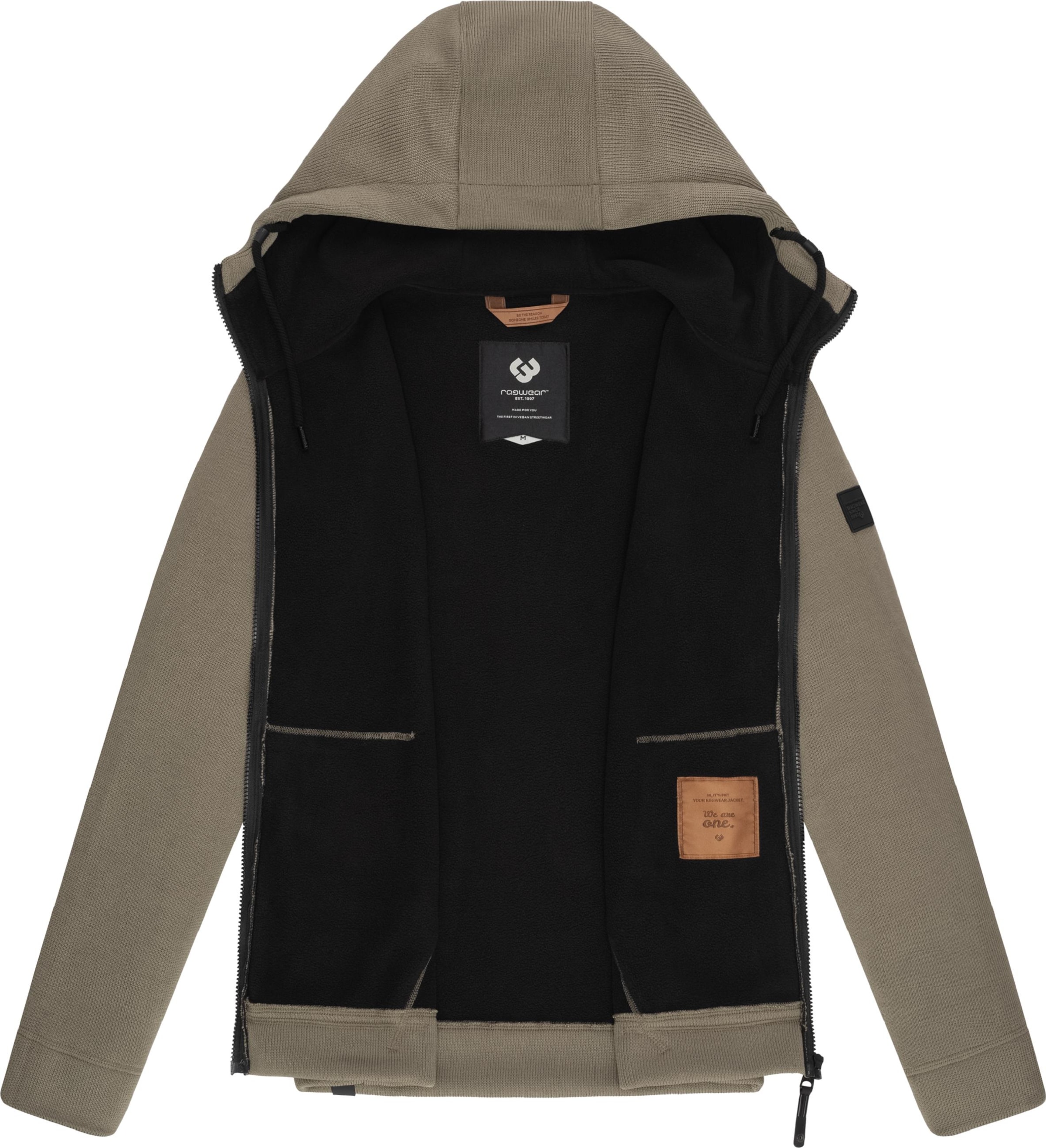 Ragwear Sweatjakke 'Fabian' i brun