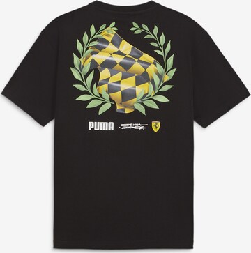 PUMA Shirt 'Scuderia Ferrari x Joshua Vides' in Zwart