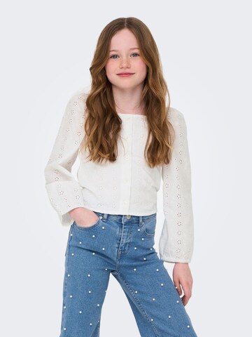 ONLY GIRLS - Blusa 'KOGPilea' en blanco: frente