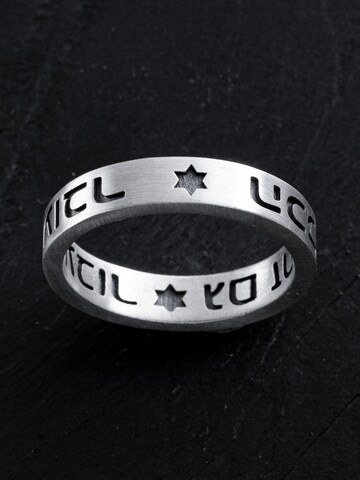 Anello 'EVERYTHING FADES AWAY. AND THIS TOO WILL PASS' di REYTEL in argento