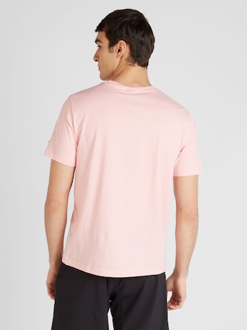 rožinė Champion Authentic Athletic Apparel Marškinėliai