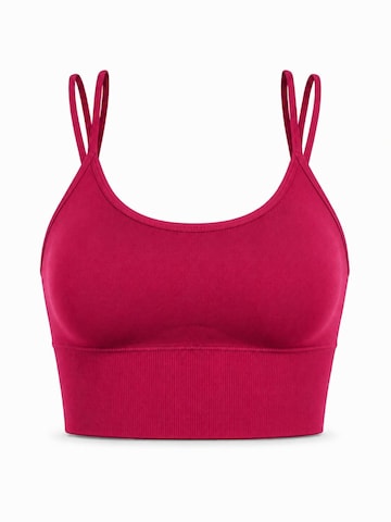 AOTTORI Sports Bra in Red: front