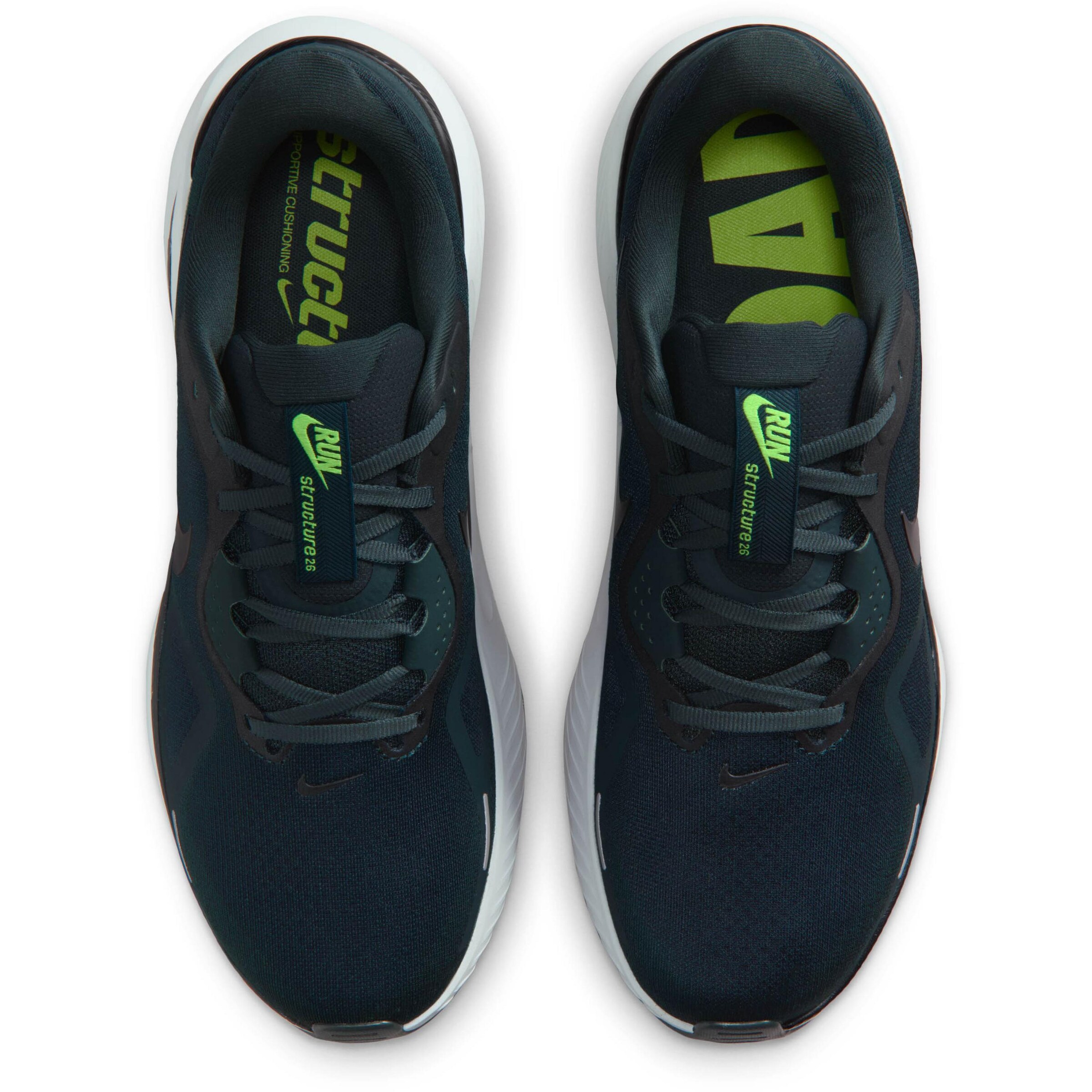 NIKE Laufschuhe 'STRUCTURE 26' in Schwarz