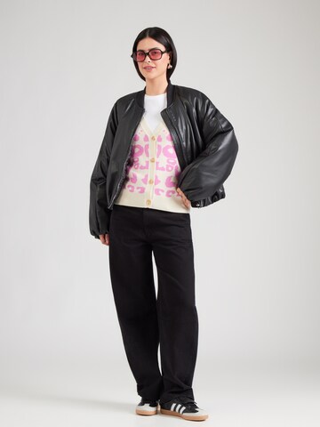 ONLY Knit cardigan 'ONLLEONA' in Beige