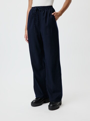 Loosefit Pantalon 'Rabea' LeGer by Lena Gercke en bleu : devant