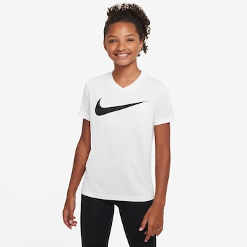 NIKE - Camisa funcionais 'Legend' em branco: frente