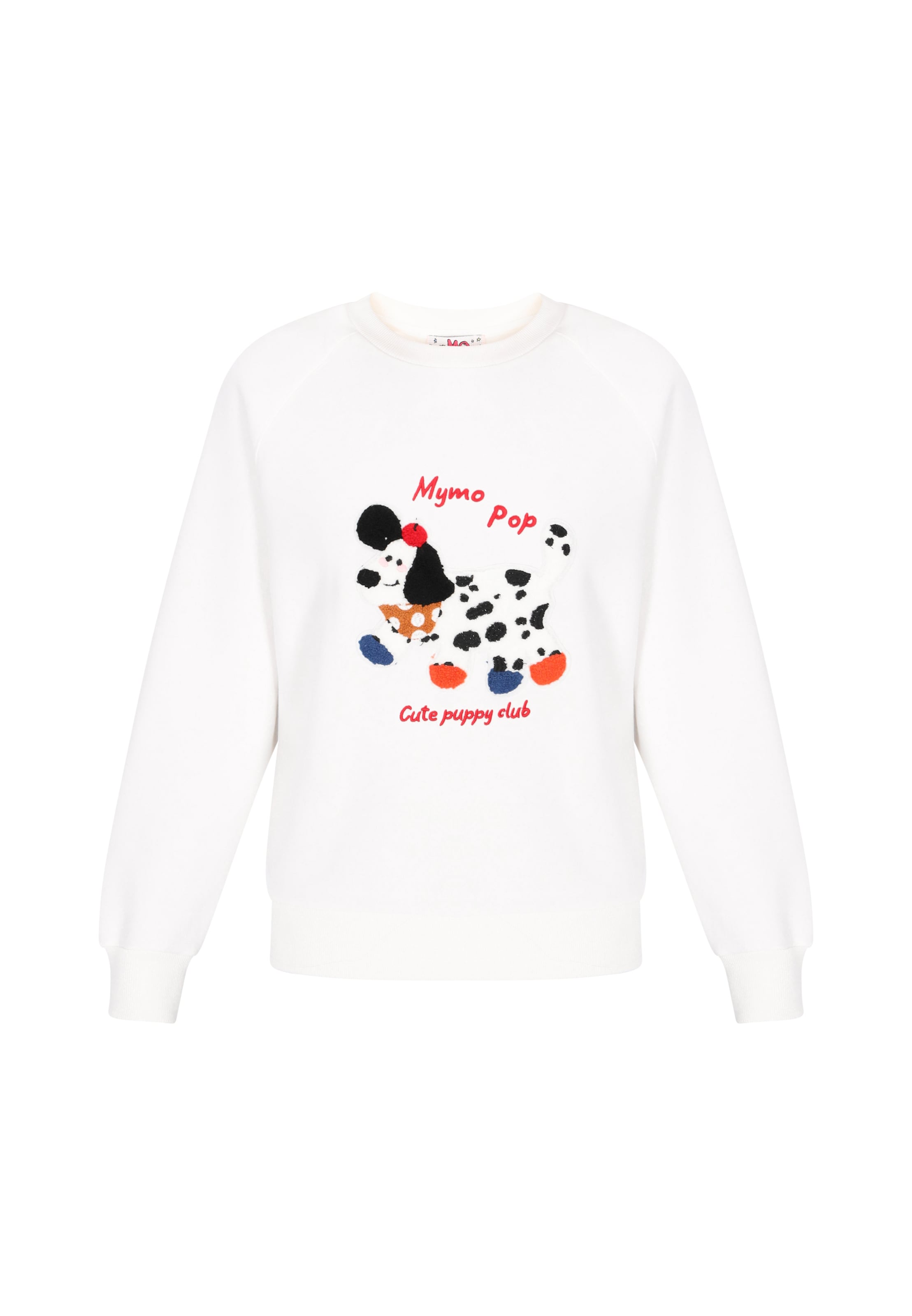 Sweat-shirt MYMO en blanc : devant