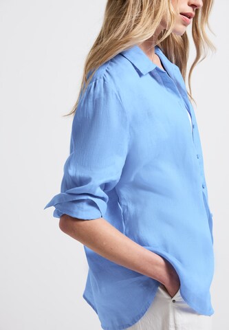 STREET ONE Bluse in Blau