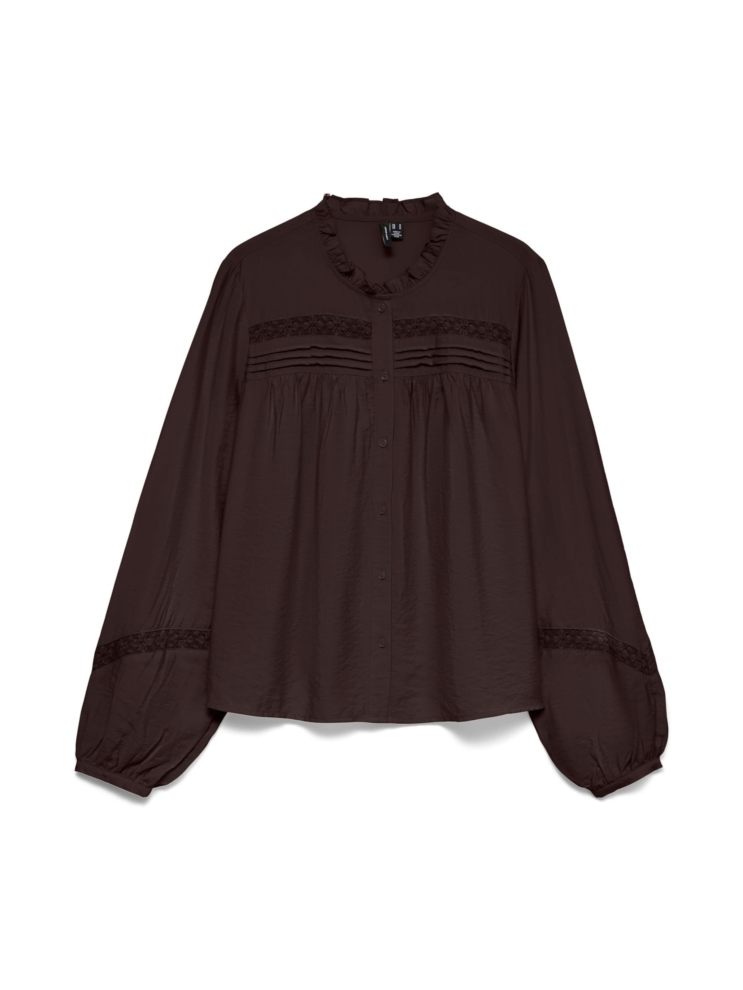 VERO MODA - Blusa 'VMCasey' en marrón: frente