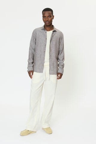 Matinique Regular fit Button Up Shirt 'Marc' in Grey