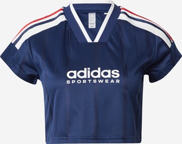 ADIDAS SPORTSWEARTehnička sportska majica 'Tiro' - plava boja: prednji dio