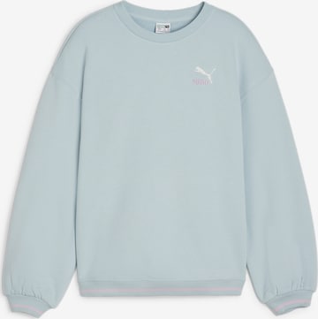 PUMA Sportief sweatshirt 'CLASSICS' in Blauw: voorkant