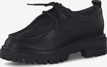 TAMARIS Fűzős cipő - fekete: elől