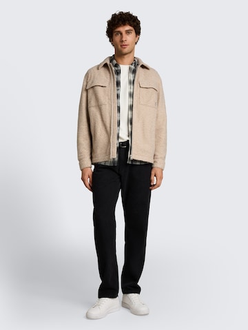 TOM TAILOR DENIM Übergangsjacke in Beige