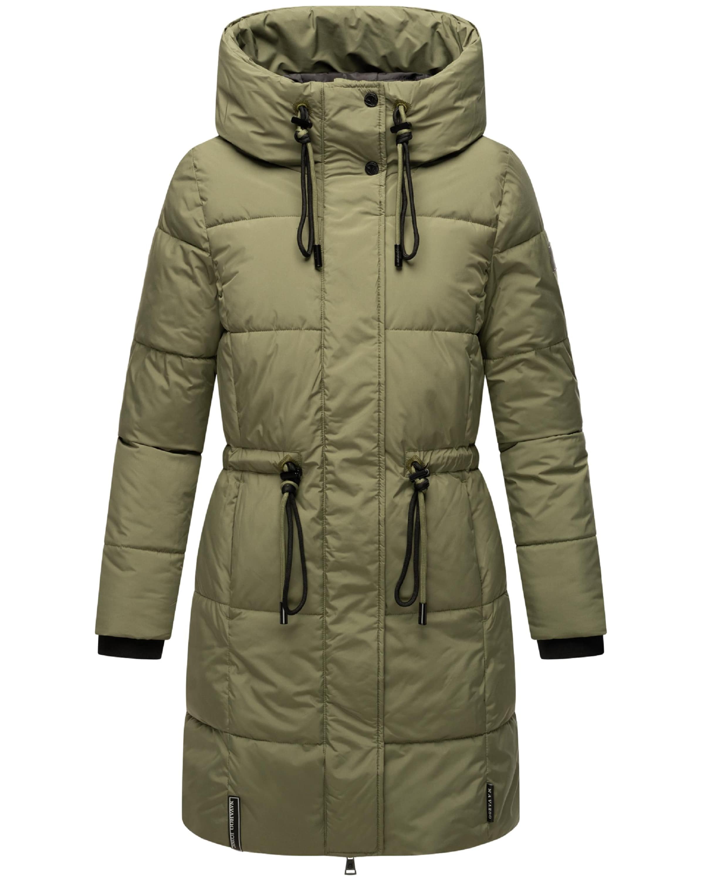 NAVAHOO Зимнее пальто &#x27;Zuckertatze XIV&#x27; в Зеленый: спереди
