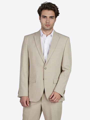 PIERRE CARDIN Regular fit Business-colbert 'Gerry' in Beige: voorkant