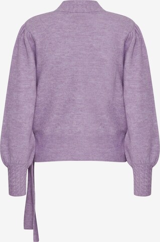 Cardigan ICHI en violet