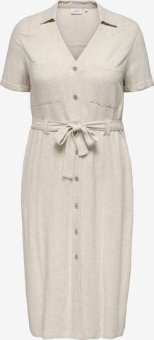 smėlio ONLY Carmakoma Palaidinės tipo suknelė 'CARSIESTA': priekis