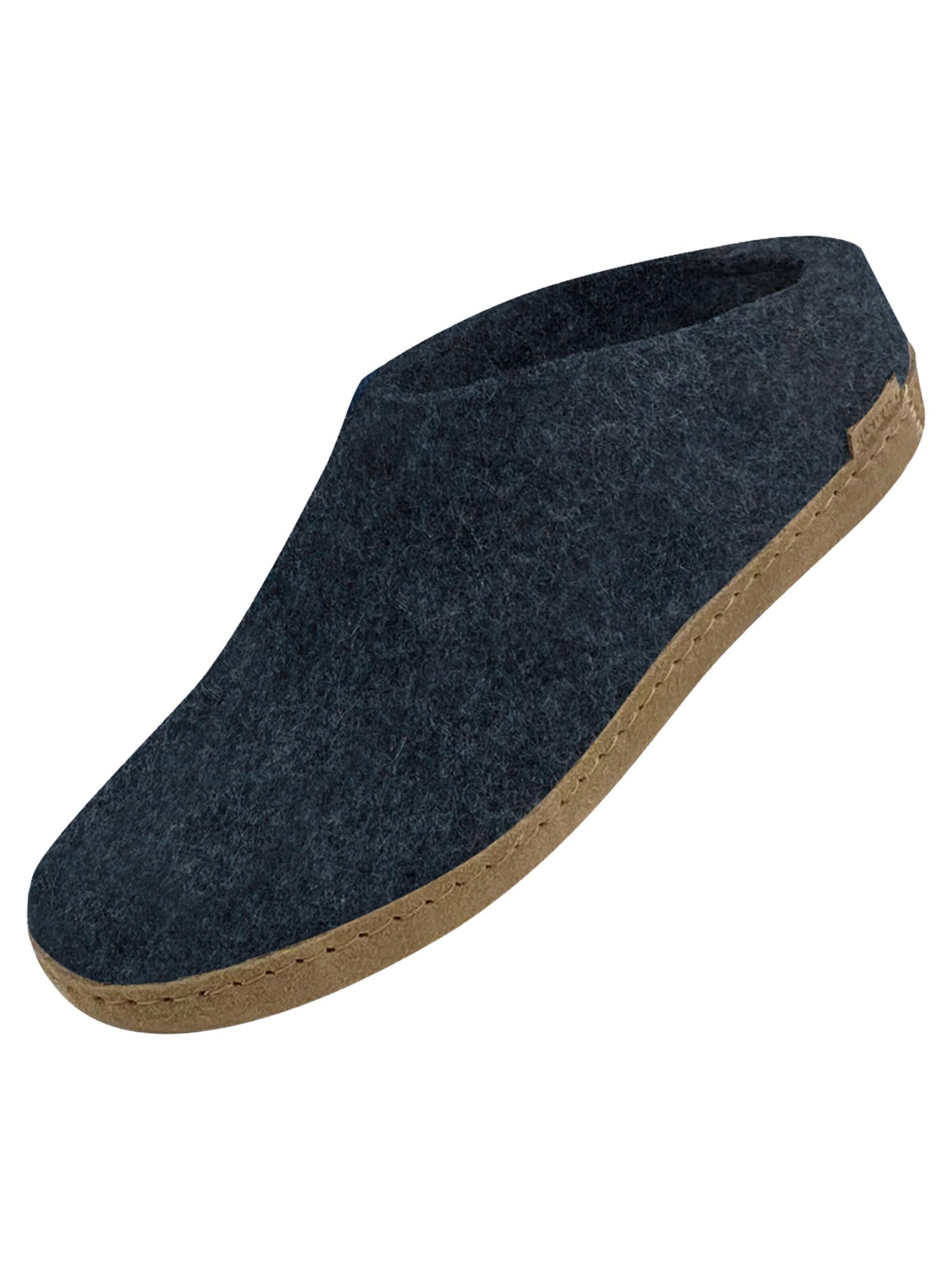 Glerups Huisschoenen 'Ledersohle' in Blauw