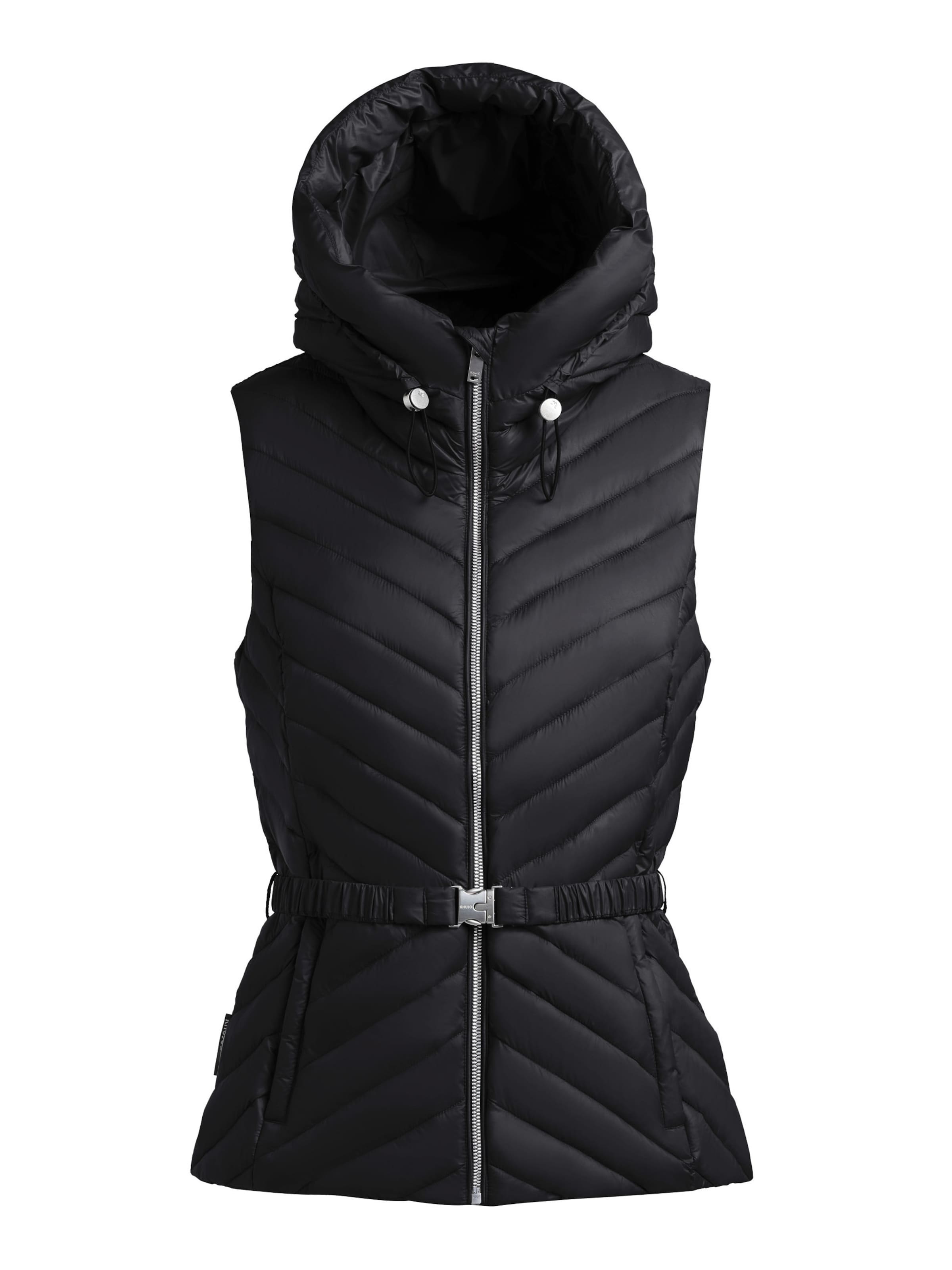 Gilet 'Demie ' di khujo in nero: frontale