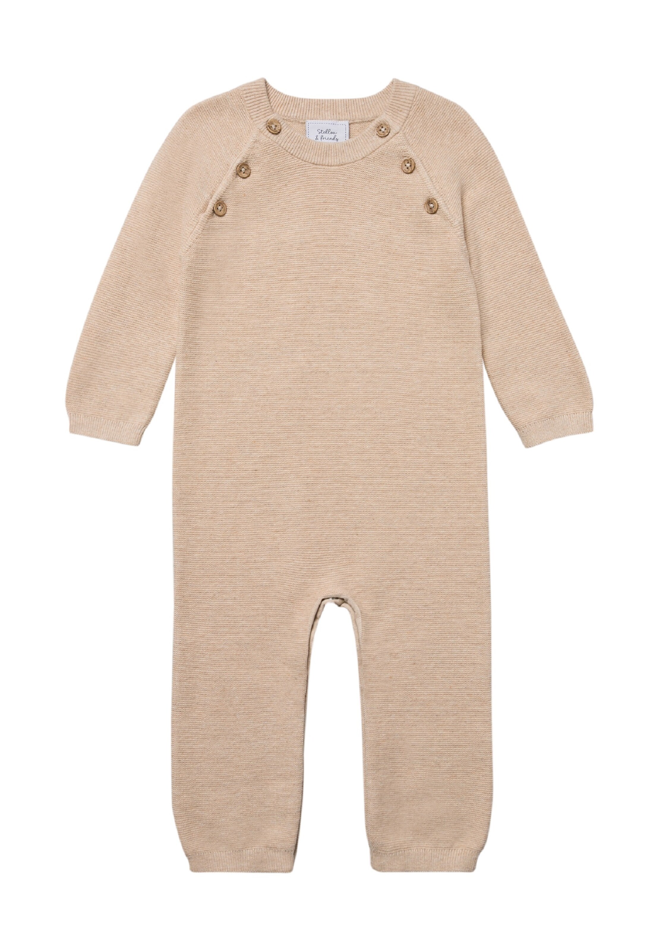 Tuta di Stellou & Friends in beige: frontale