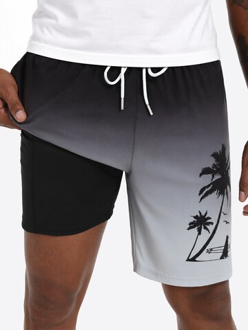 YAGESHARK Swimming Trunks 'badehose herren' in Grey