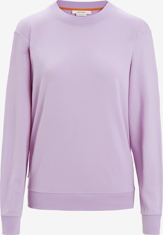 ICEBREAKER Sport sweatshirt 'Crush' i lila: framsida