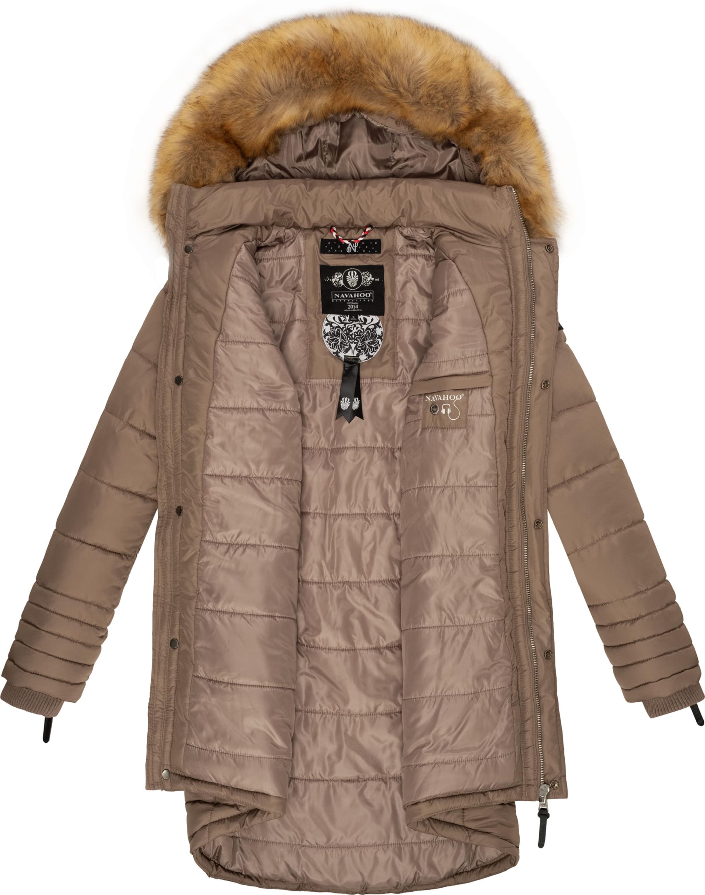 Cappotto invernale 'Papaya' di NAVAHOO in marrone