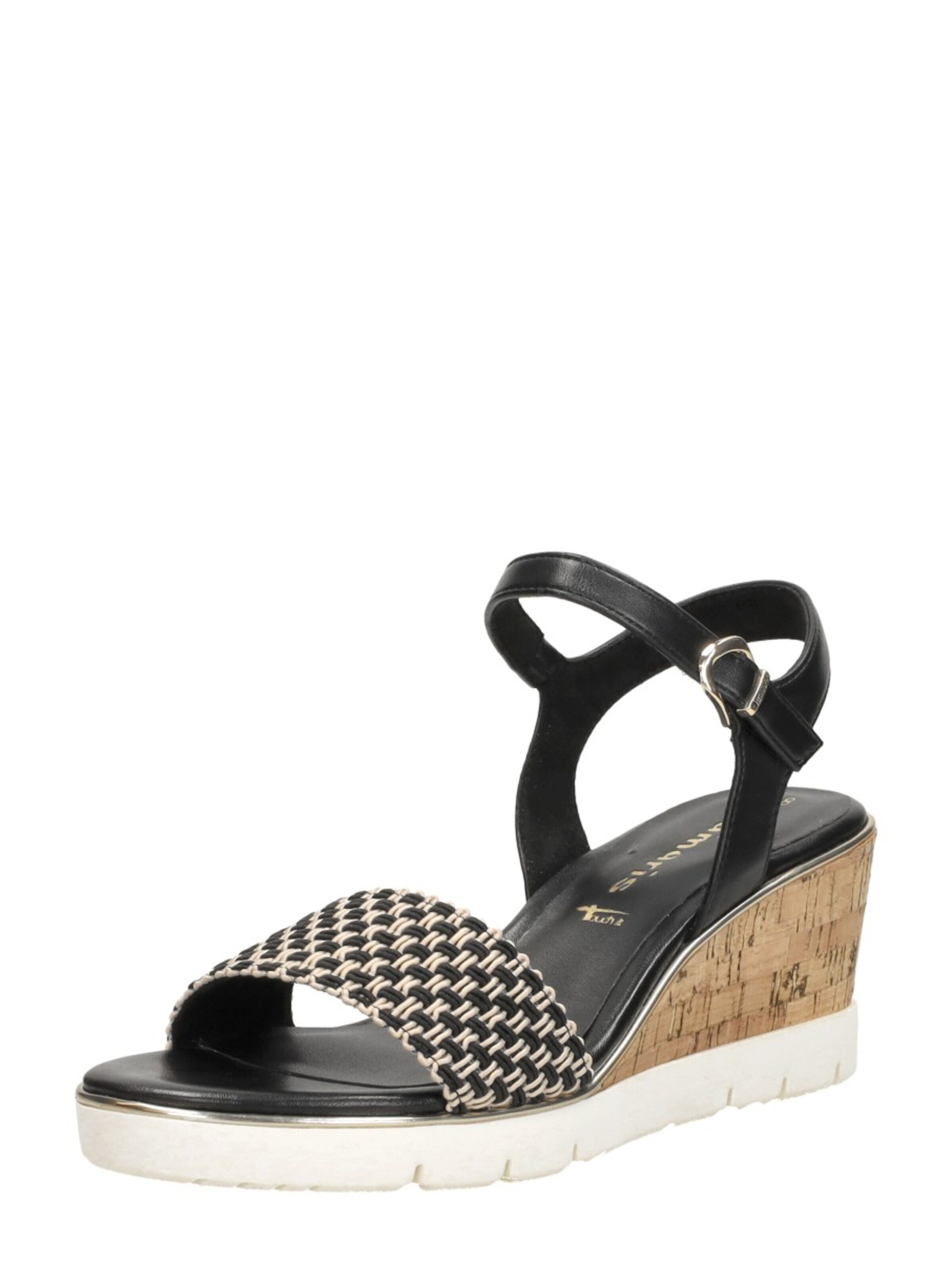 Tamaris Sandal 'Sandalen Hak' in Black
