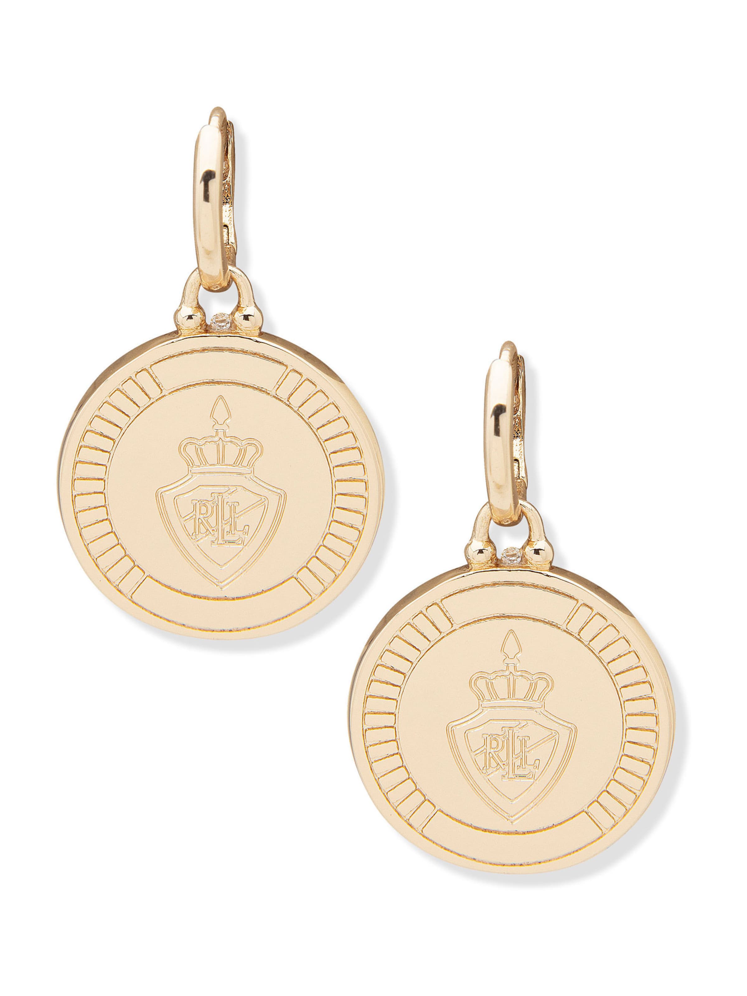 Lauren Ralph Lauren Náušnice – zlatá: přední strana