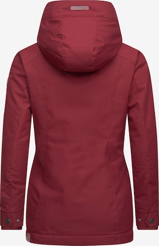 Veste fonctionnelle 'Jazmin Remake II' Ragwear en rouge