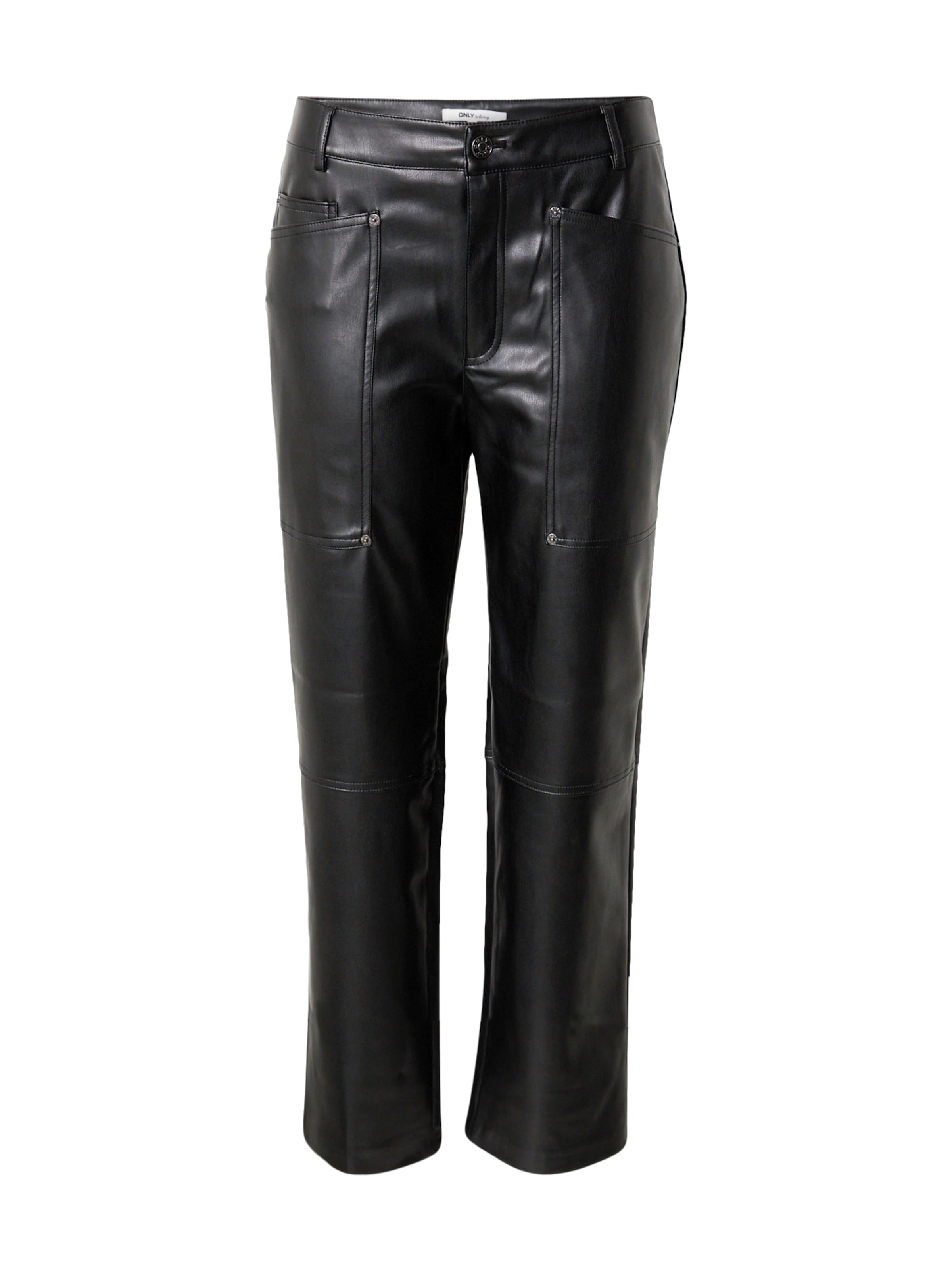 ONLY Regular Trousers 'Larson' in Black: front