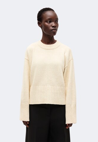 TOPSHOP Svetr 'DAISY' – béžová: přední strana